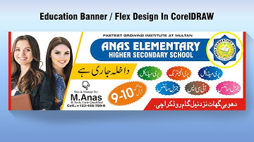 Education Banner Design Karny Ka tarika in Corel Draw tutorial | 2019
