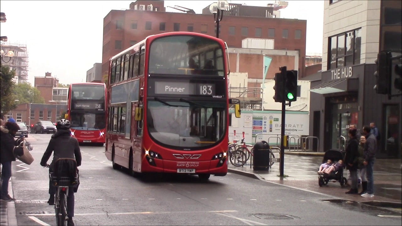 Buses at Harrow Bus Station - 7/10/2017