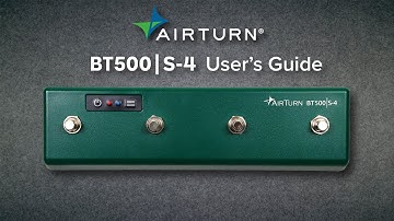 AirTurn BT500|S-4 User