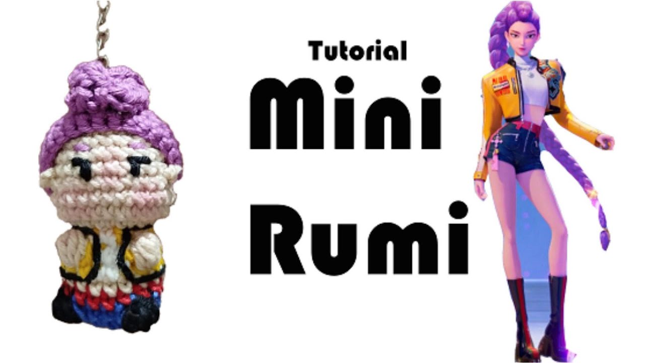 Mini Rumi Mini Rumi Amigurumi - Guerreiras do Kpop - Kpop Demon Hunters - YouTube