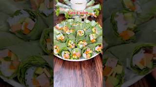 Gỏi cuốn thanh mát cho ngày nắng nóng nè #bepnhajim #food #goicuon