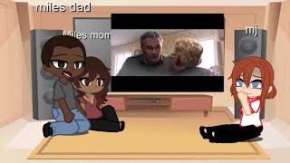 Miles morales parents + mj react to him and the others -rainbow dip 🌈-