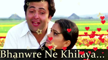 Bhanware Ne Khilaya Phool Phool 💘 Love' Song 💘_Lyrics( Prem. Rag) _ lakshmikant Pyarelal....