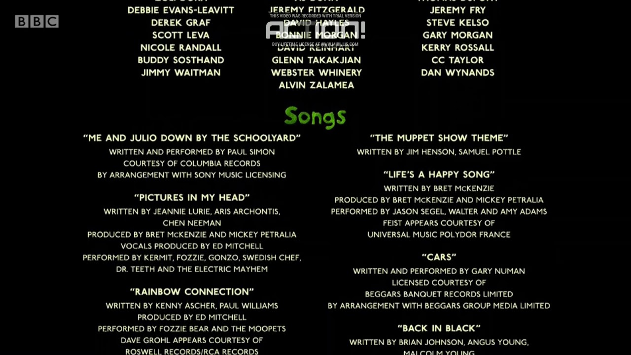 The Muppets - BBC 2 Outro