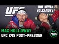 Max Holloway reacts to losing UFC featherweight title | UFC 245 Post-Fight Press Conference