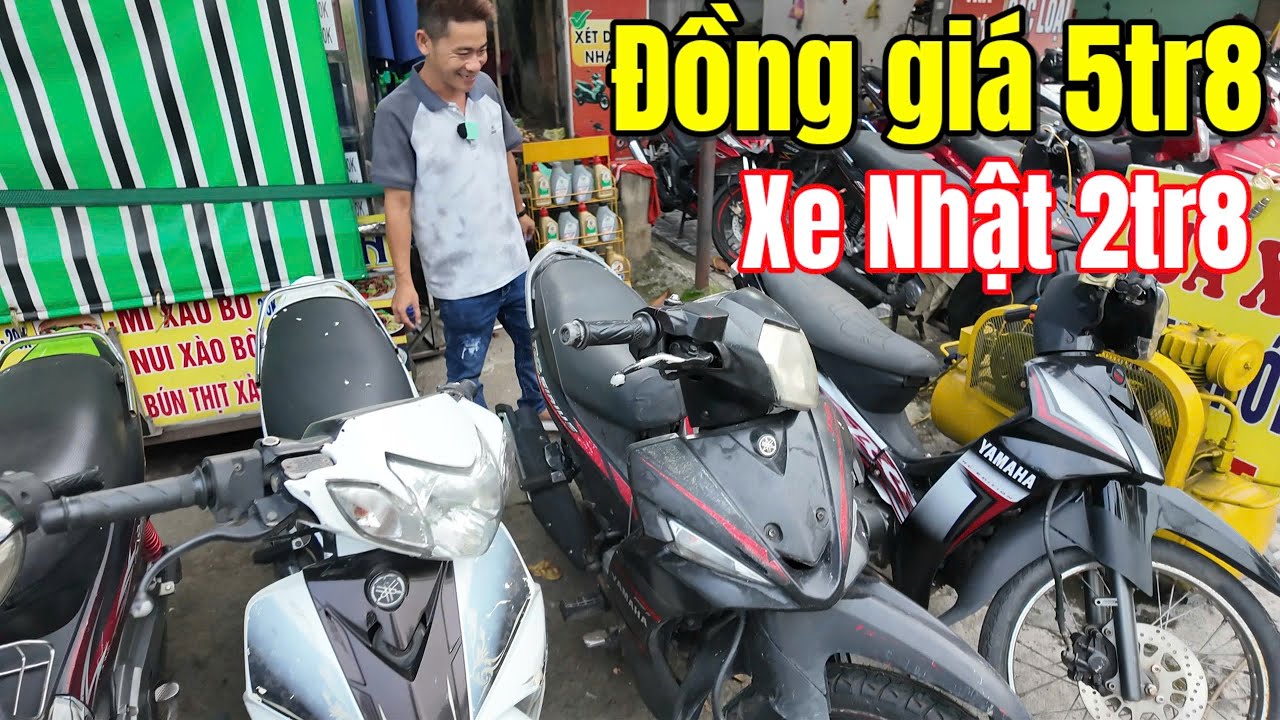 Cân ký bán rẻ Jupiter 4tr8 xe số 4tr3 Sirius Fi 5tr8 Vespa 3tr5 ở tại Xuân Thưởng An Sương có góp