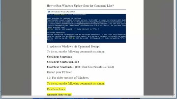 Run Windows Update from the Command Line