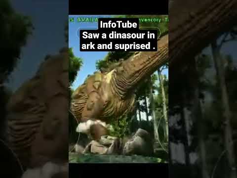InfoTube Tamil Getting Suprised seeing a dinasour in ARK EVOLVED😵