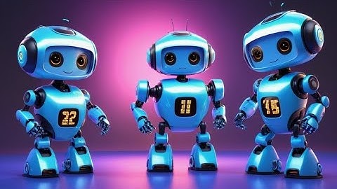 Six Toy Robots Count to Ten | Fun Counting Song for Kids | Learn Numbers 1 to 10