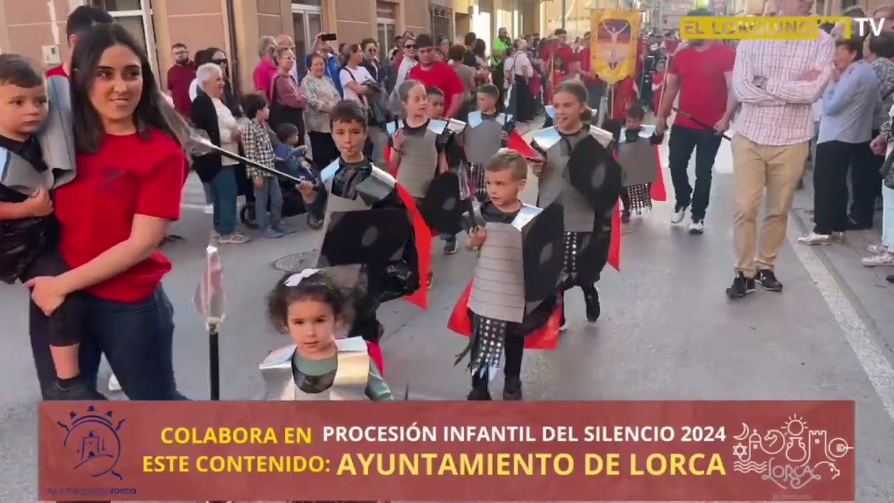 Procesión infantil del Silencio en el Barrio - Paso Encarnado - Procesión del Papel en Lorca 2024