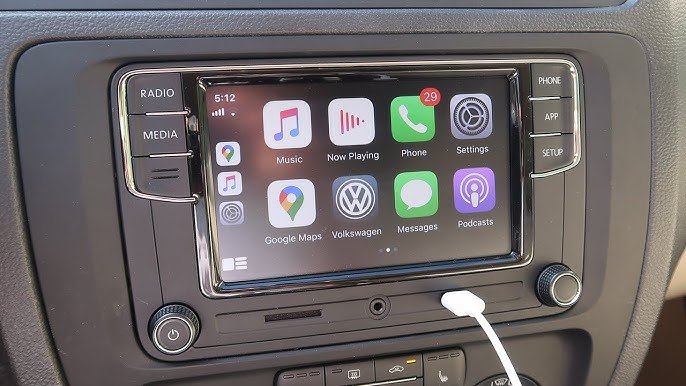 VolksWagen) Apple CarPlay Android Auto 6.5 Car Radio For VW – Carsosa