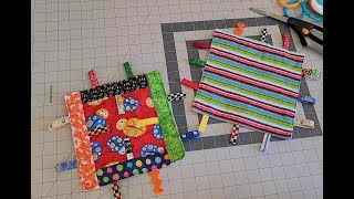 Crinkly Scrappy Taggie Toy