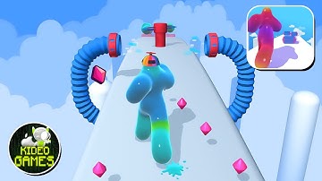 Blob Runner 3D - All Levels Gameplay Android,ios Walkthrough Mobile Game New Update #390