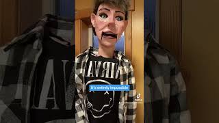 My vent ￼dummy ￼￼Kiva keeps finding us everywhere we hide🤣🤣🤣#ventriloquist #tiktok #shorts