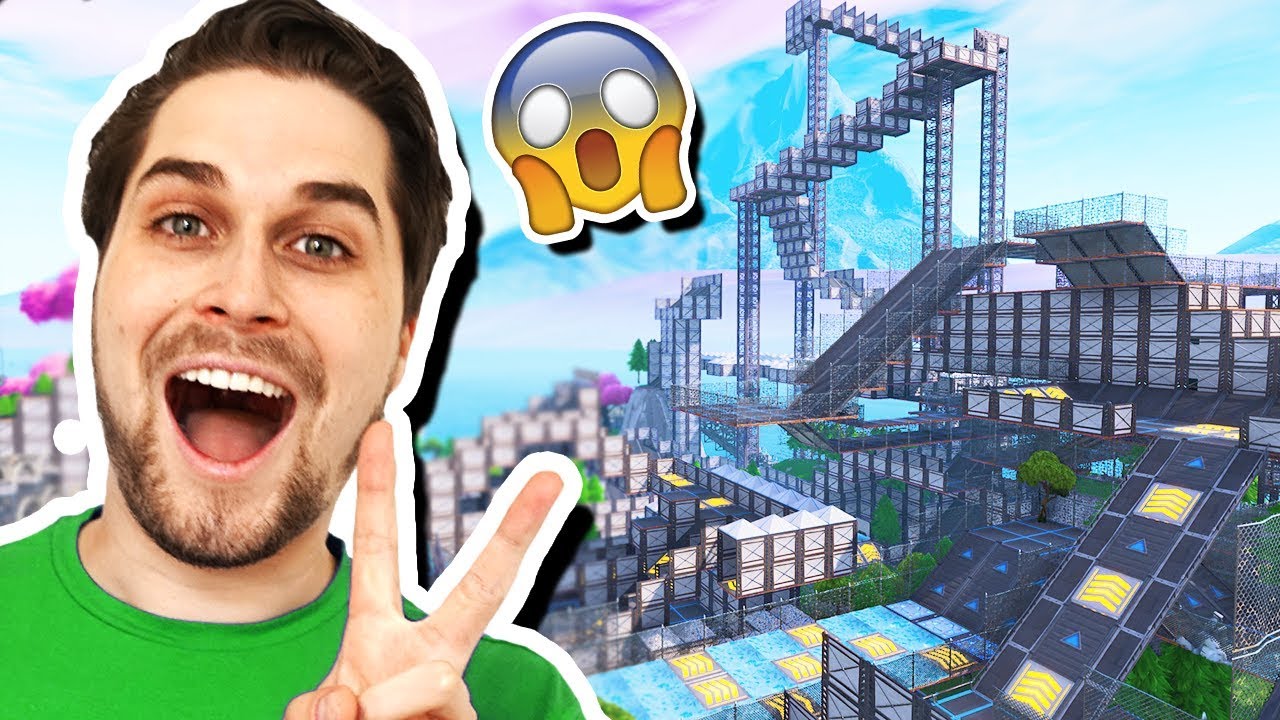 Grootste Racebaan Ooit In Fortnite!😱 - Fortnite Creative met Rudi Joost Duncan