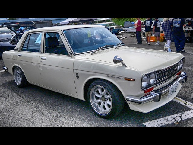 510 ブルーバード4ドアセダン【Cars and】MOONEYES Street Car