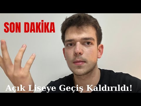 SON DAKİKA: AÇIK LİSEYE GEÇİŞ KALKTI!