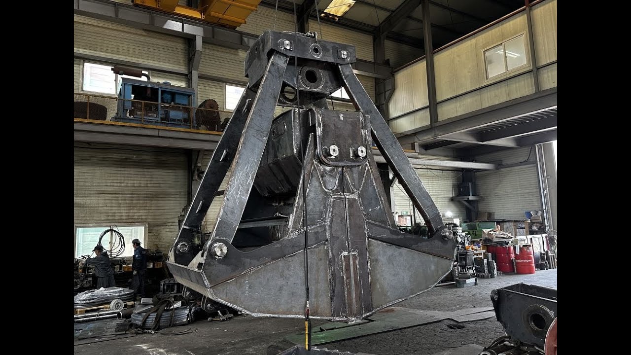 Mechanical Grab Bucket Manufacturing Process 70 days record YouTube