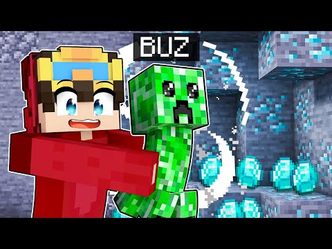 BUZ SEVİMLİ CREEPER OLARAK YARDIM EDİYOR - Minecraft