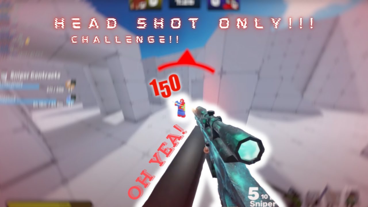 Head Gun Rivals HEADSHOT ONLY CHALLENGE!! Rivals Gameplay - YouTube
