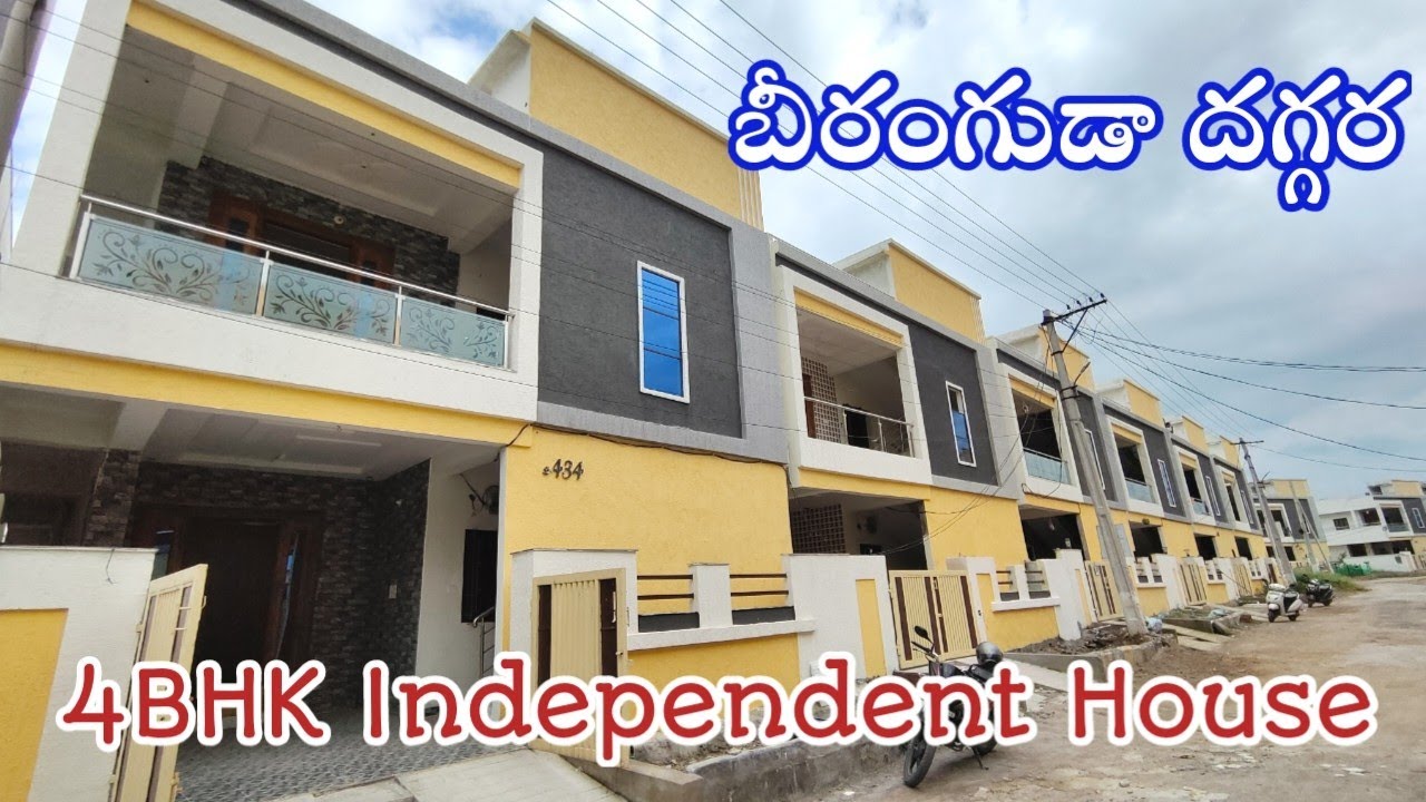 G+1 Independent House For Sale Near Beeramguda 4BHK Houses in Gated
