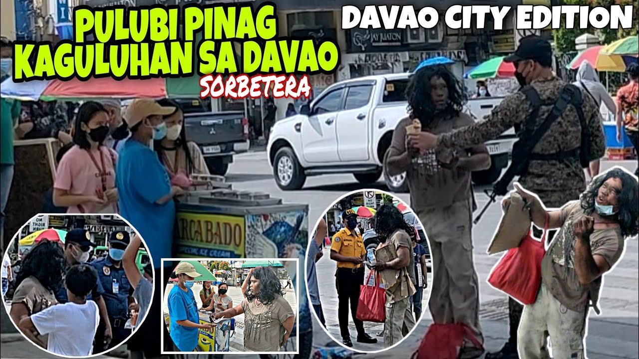 PULUBI CHARITY PRANK 🇵🇭DAVAO CITY EDITION ‼️ SORBETERA / PULUBI PINAG KAGULUHAN SA DAVAO