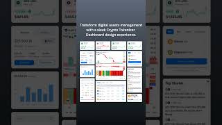 Crypto Tokenizer Admin Dashboard Template for Efficient Portfolio Management