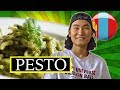 STRANIERI mangiano PESTO GENOVESE per la PRIMA volta - thepillow