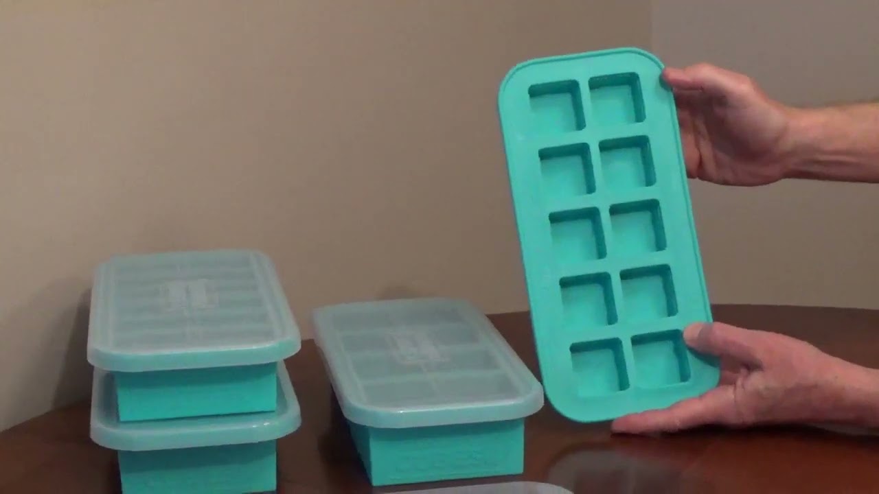 Souper Cubes Silicone Freezer Storage Tray, 5 Pack