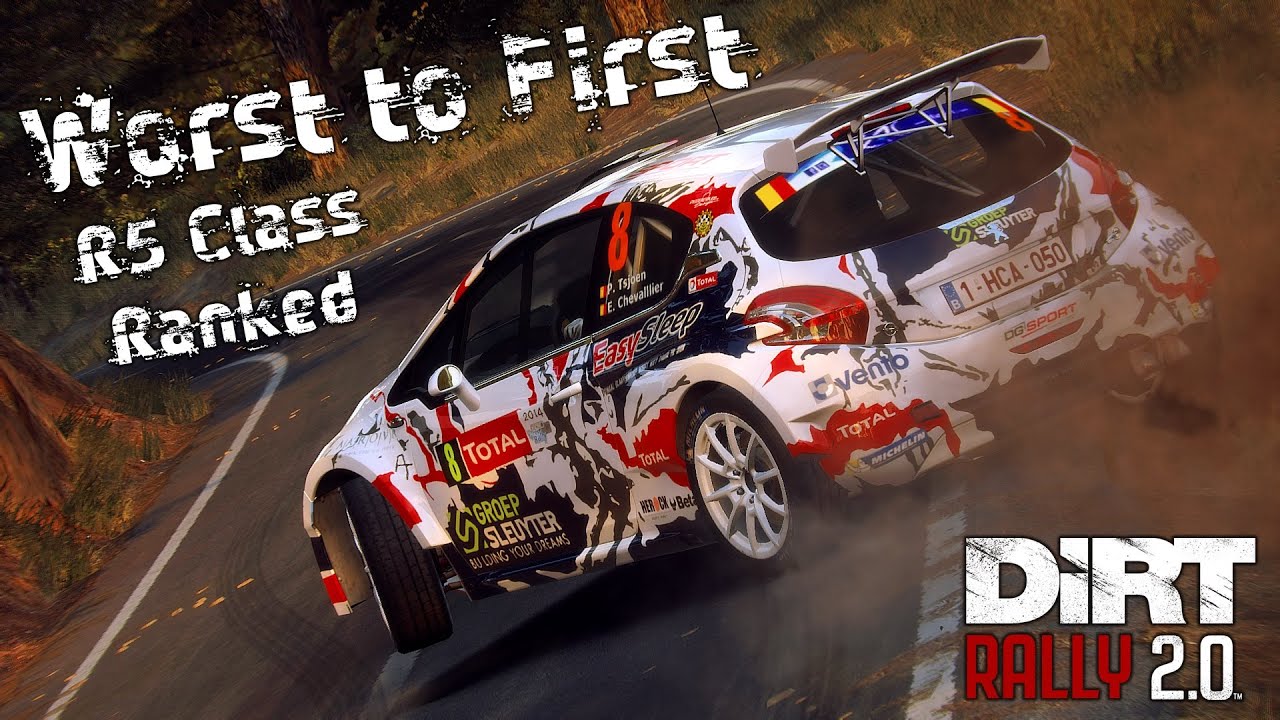 От худшего к лучшему - Рейтинг класса R5 - Асфальт - DiRT Rally 2.0