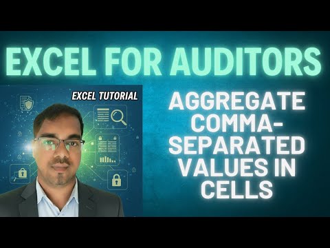 Sum & average from comma-separated numbers | Excel for auditing & auditors