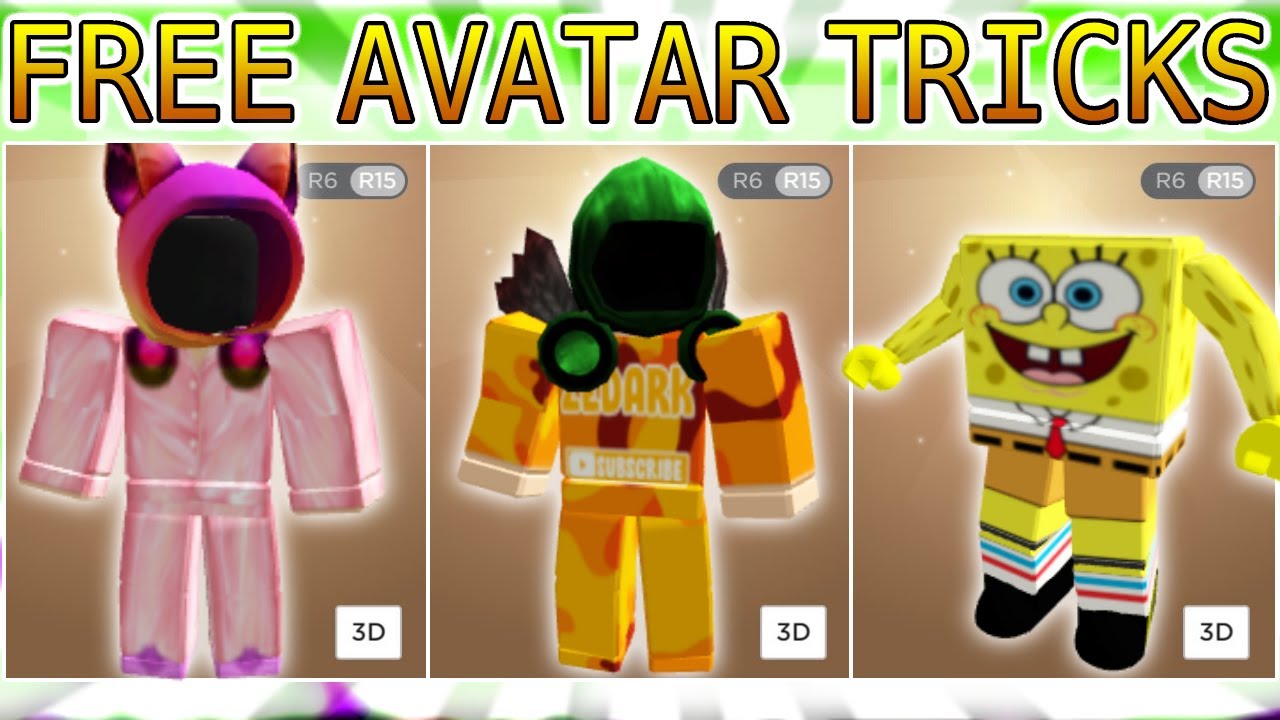 5 FREE AVATAR TRICKS that will SHOCK YOU! (Roblox) 