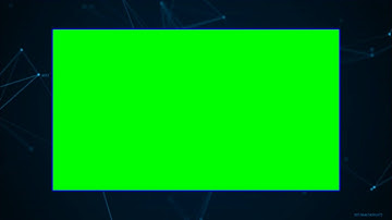 Abstract Geometric Background With Moving Lines Dots And Triangles Plexus Fantasy Best Green Screen