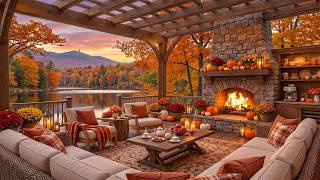 Cozy Autumn Jazz 🍂🔥 Soft Jazz & Fireplace Ambience for Work, Study & Relaxation screenshot 3