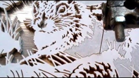 The most fragile scroll saw cutting