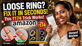 Celebrity Amazon Ring Tightener Review | Fix Loose Rings in Seconds! 💍 Worth ₹174? Wealth