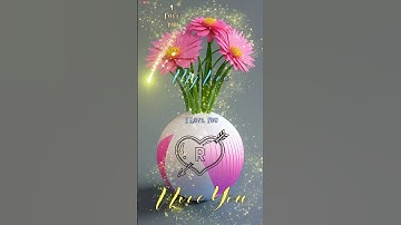 #R Letter Name Status ||🥀Name art Video😘||Whatsapp status💞 ||2023...#youtubeshorts #shorts #trending