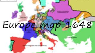 How to pronounce Europe map 1648 in English?