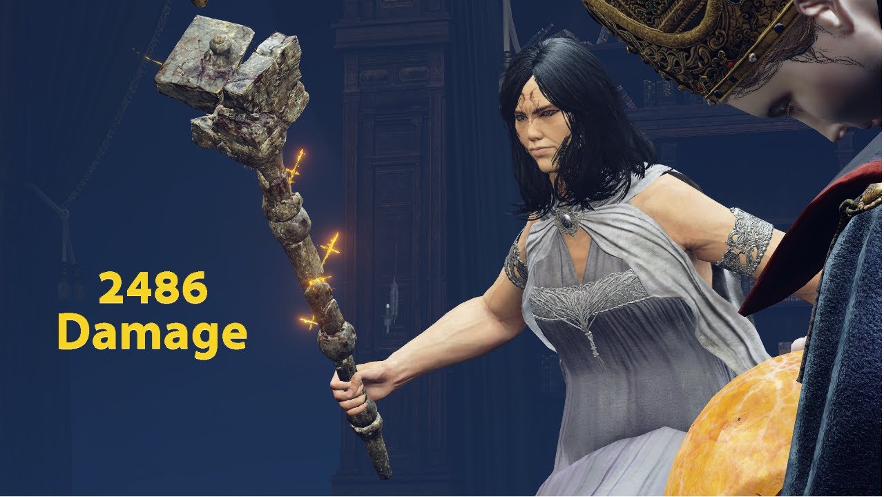 Elden Ring Marika's Hammer Max Damage Rennala Boss Fight YouTube