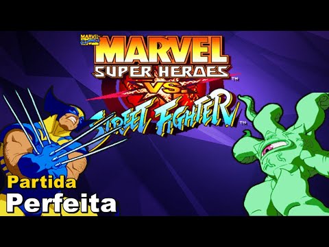 Jogo Perfeito! - Marvel Super Heroes vs Street Fighter.