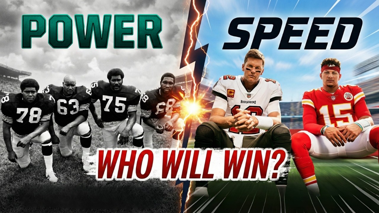 Speed vs. Power | Modern NFL Would Destroy the 1970s Steel Curtain?