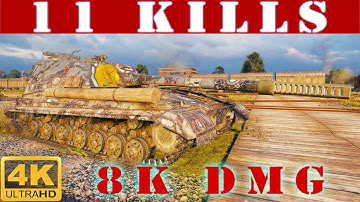 ✔️ Object 268 Version 4 WoT ◼️ 11 KILLS • 8K Damage ◼️ WoT Replays gameplay