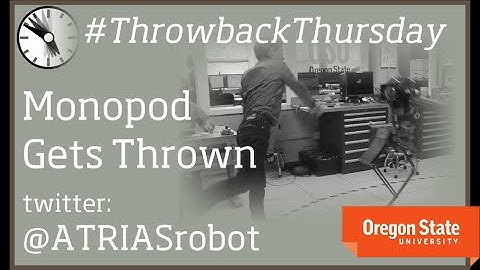 ATRIAS Robot: Monopod 2.0 Gets Thrown