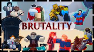 All Brutalities & Unique Kills - Marvellous Smackdown Roblox