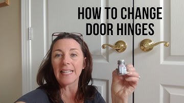 How to update your door hinges...without actually replacing them.  (A must try DIY Hack)