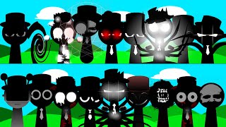 If you combine ALL Mr. BLACK stages in ONE Incredibox Sprunki