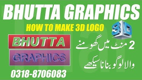 How to make 3d animated cube rotated logo in aurora 3d text & logo maker bhutta graphics