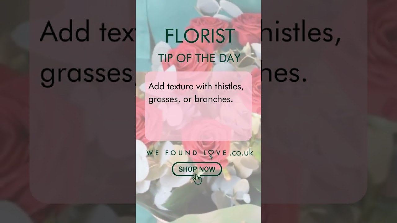 FLORIST TIP OF THE DAY! Aberdeen Flower Delivery