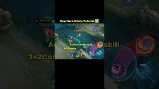 New Hero Hirara Skill Combo Tutorial ☠️ #mlbb #newhero #hirara #tutorial
