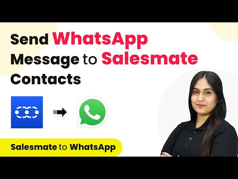 How to Send WhatsApp Message to Salesmate Contacts | Salesmate WhatsApp Integration